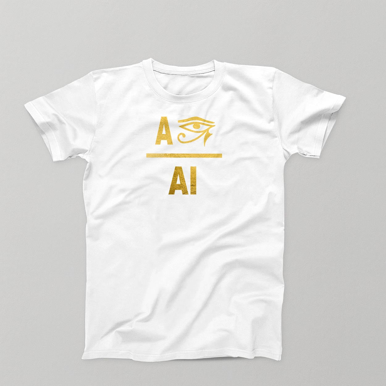 T-shirt: A Eye Over Ai (Gold Foil)