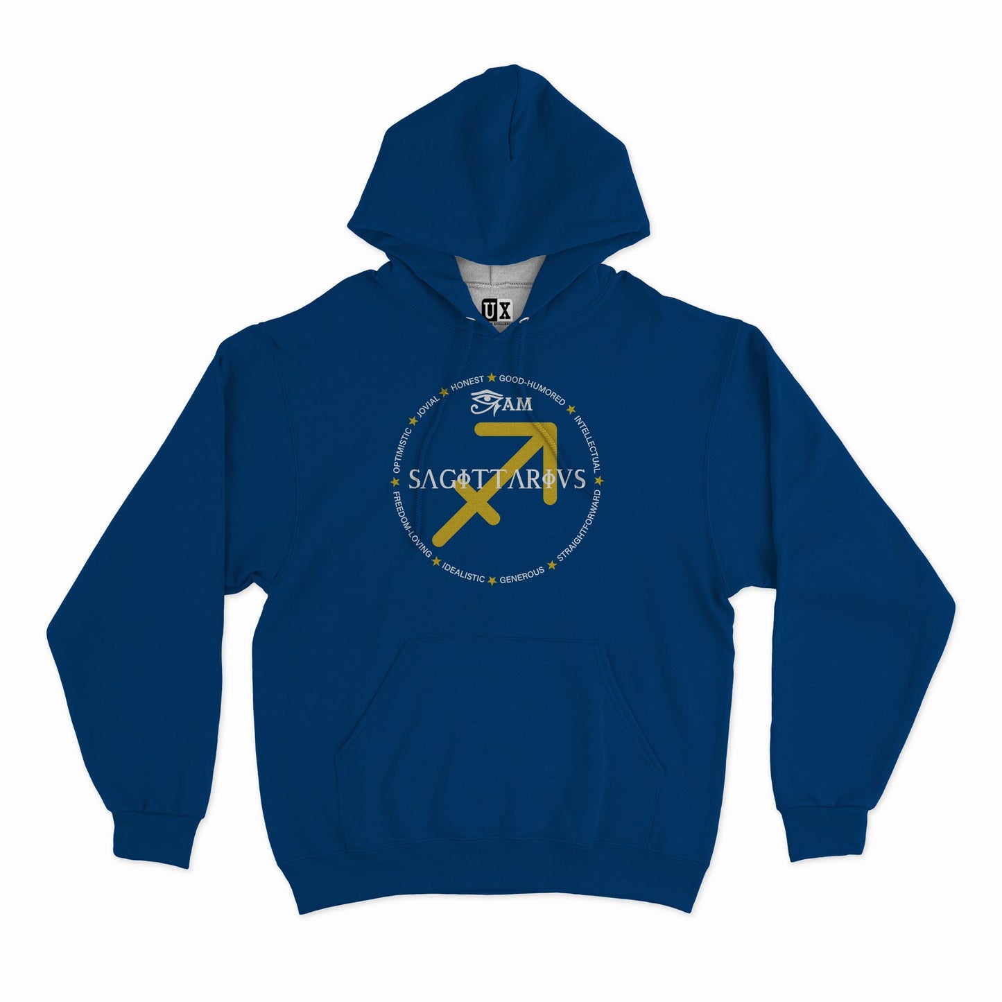 Clearance (Final Sale): (Hoodie) Sagittarius Eye Am Ancient (PUFF)