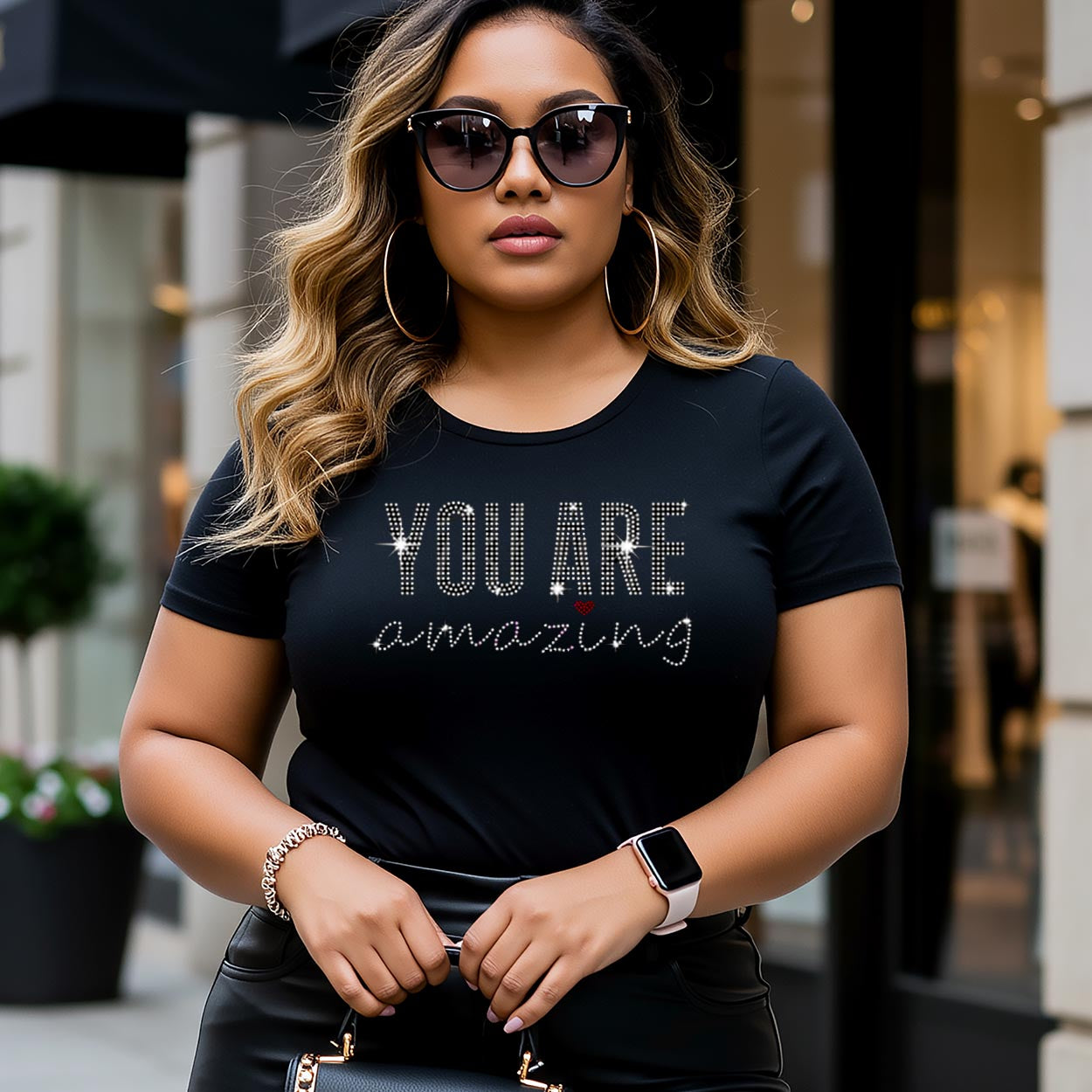 T-shirt: You Are Amazing (Rhinestones)