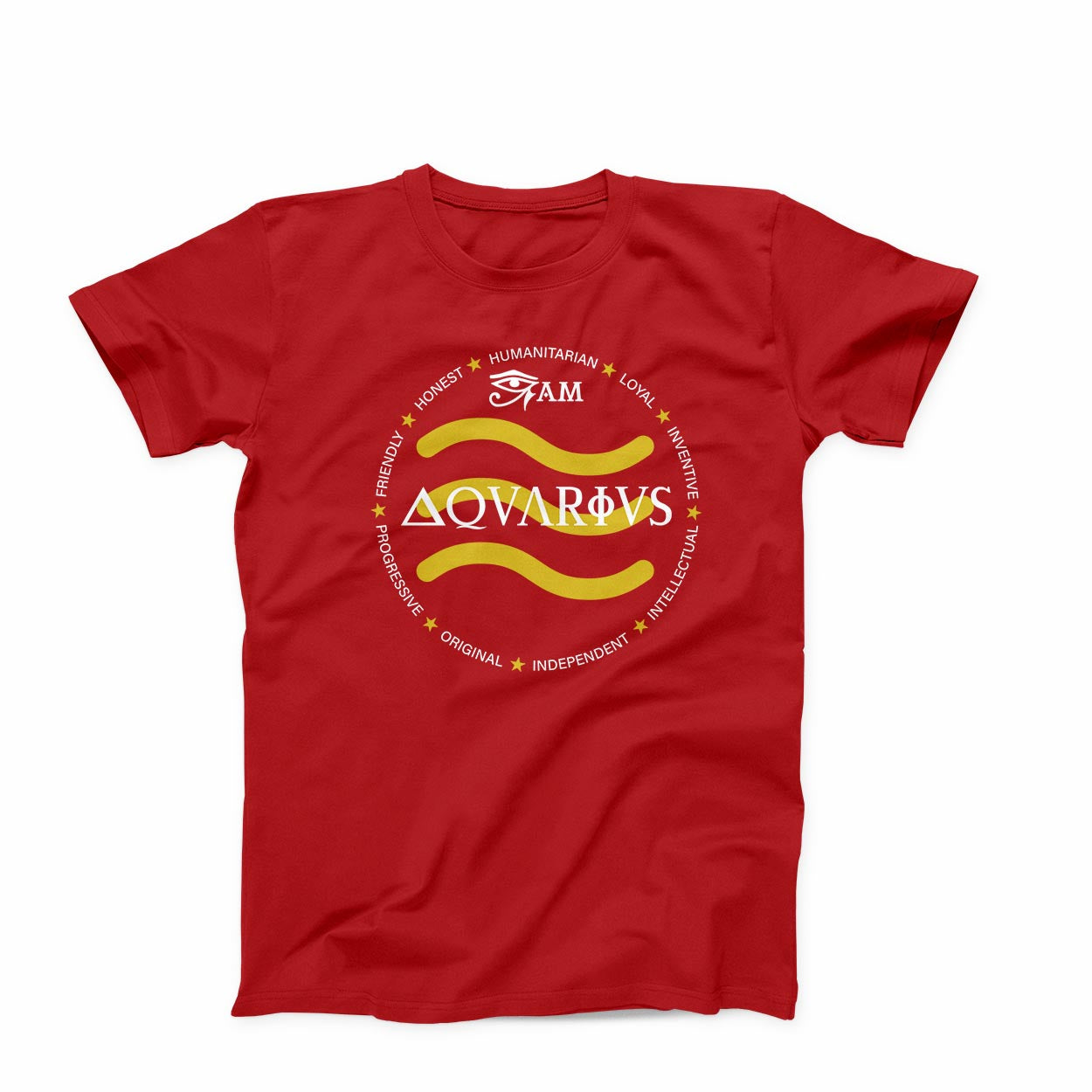 T-shirt: Aquarius Eye Am Ancient (PUFF)