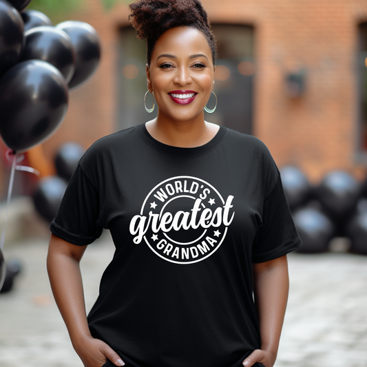 T-shirt:  World's Greatest Grandma