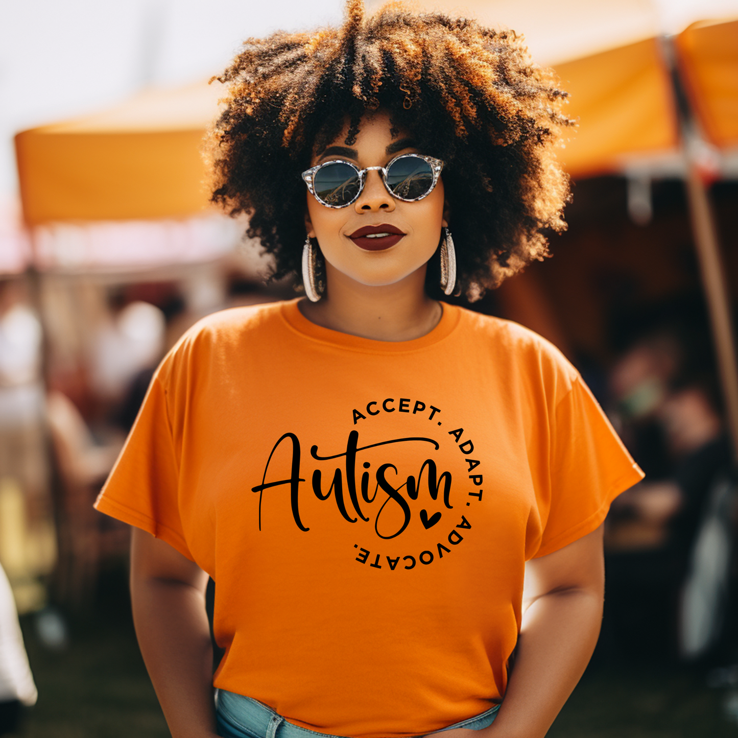 T-shirt:  Autism: Accept. Adapt. Advocate.