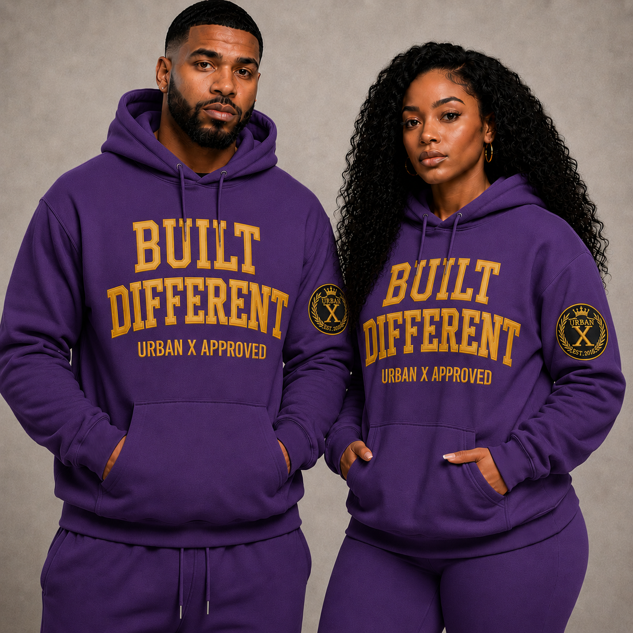 (Hoodie) Built Different: Urban X Approved (PRE-ORDER DROP DATE Sept 22)