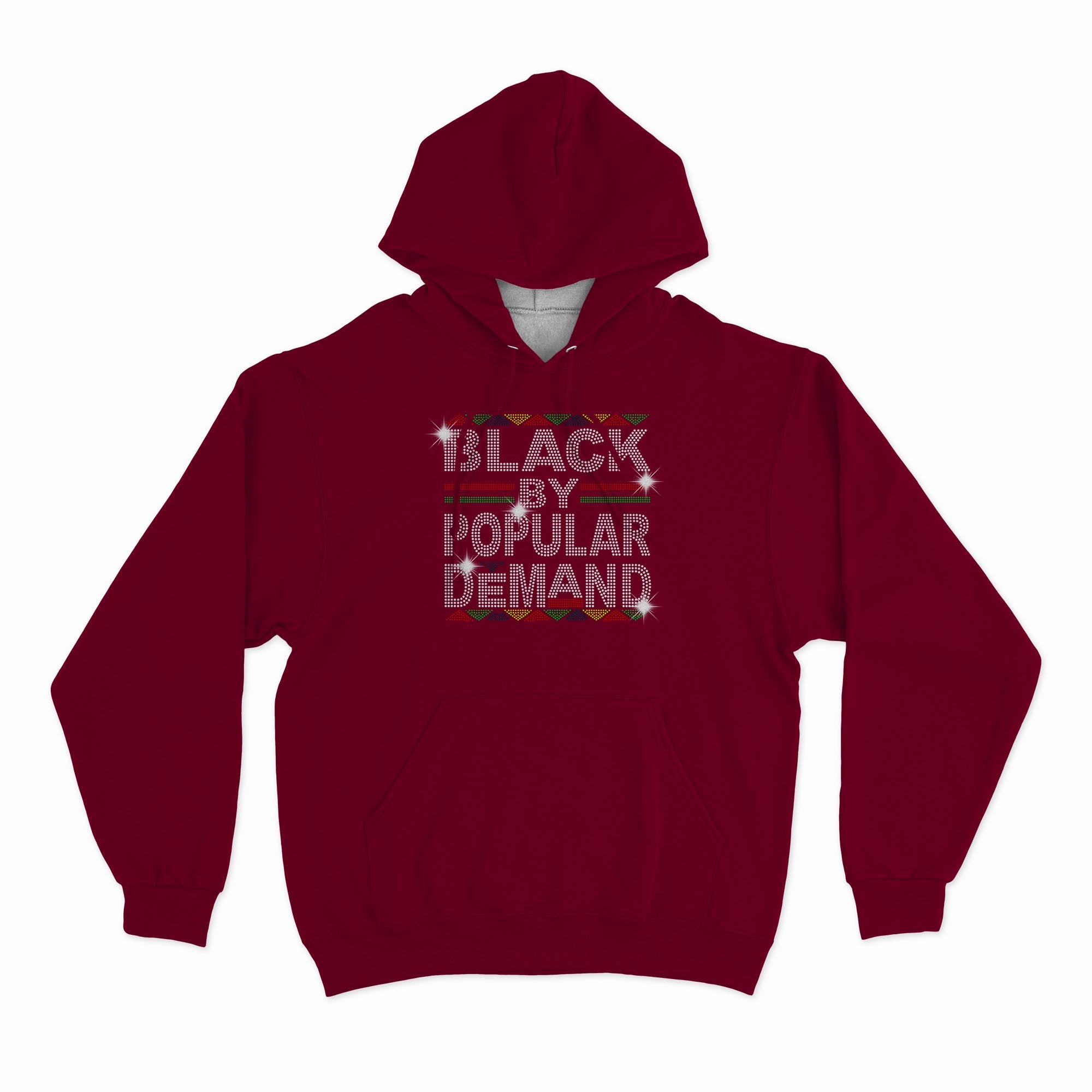 Black by popular demand crop hoodie hotsell