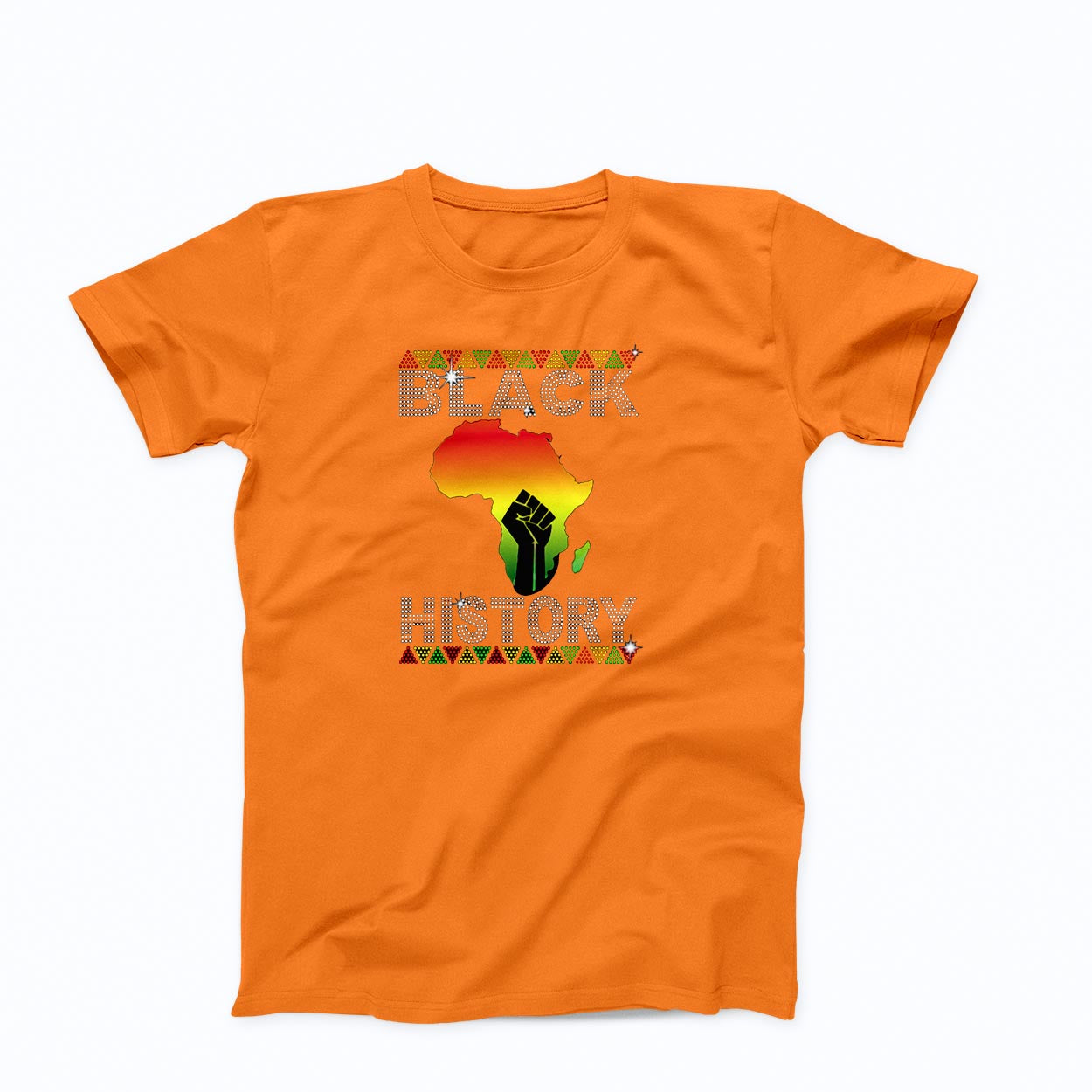 T-shirt: Black History Rhinestones