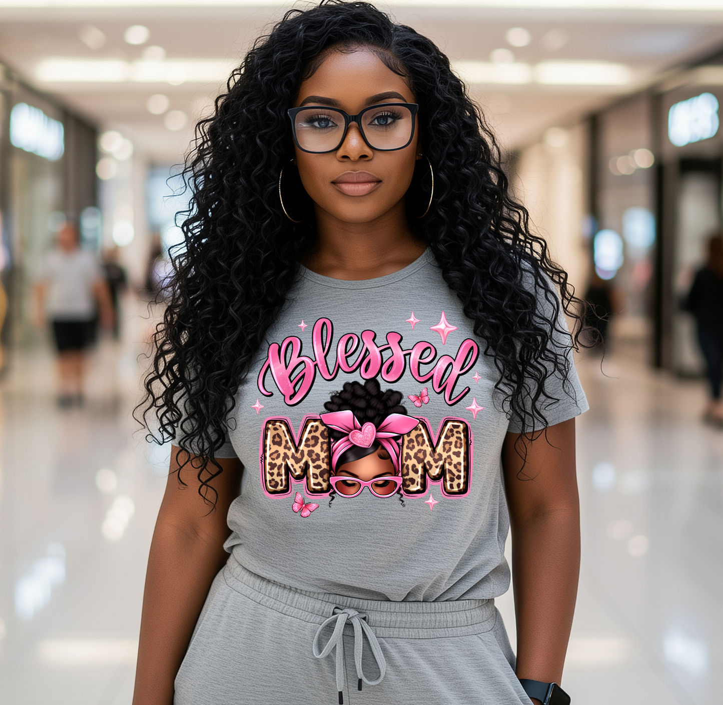 T-shirt:  Blessed Mom
