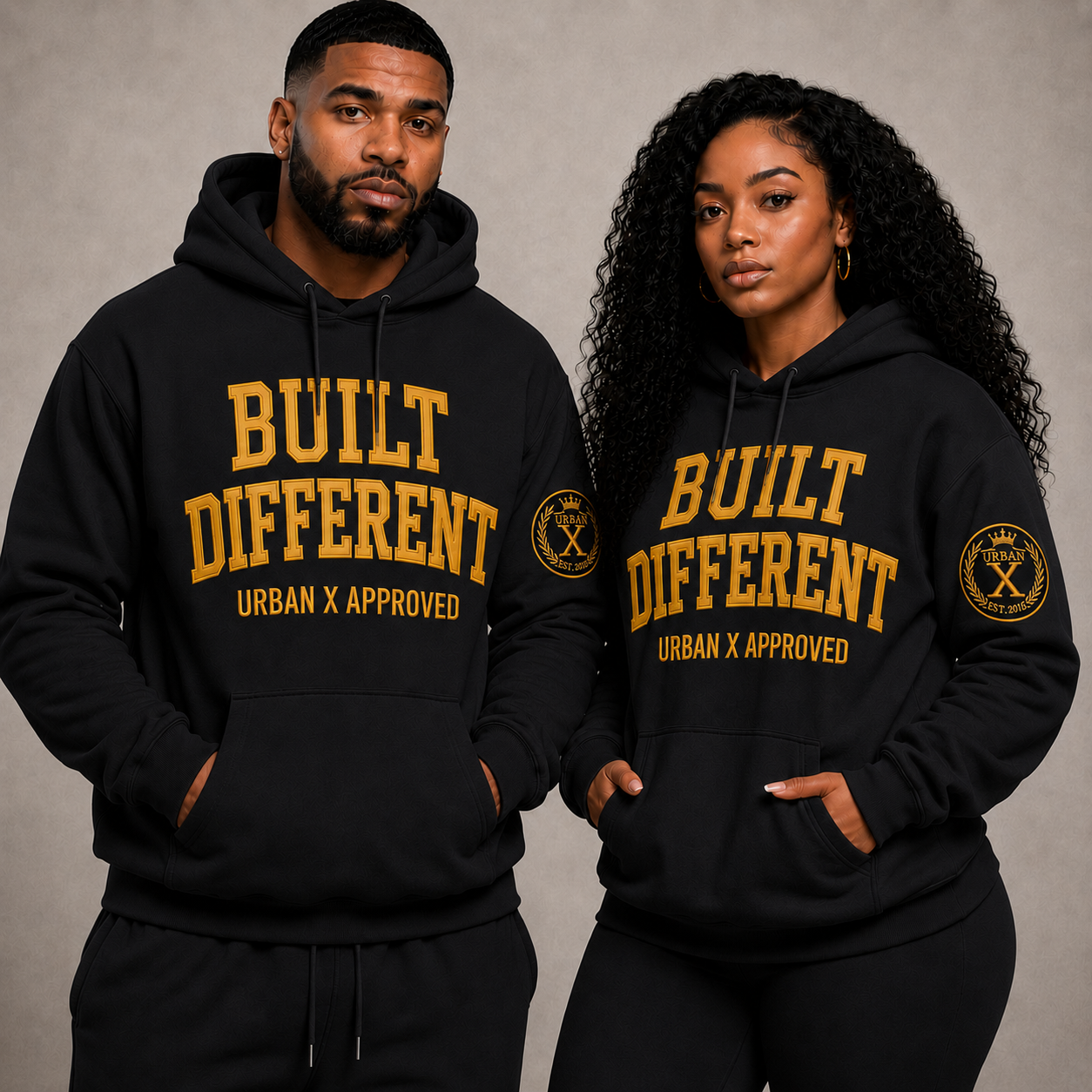 (Hoodie) Built Different: Urban X Approved (PRE-ORDER DROP DATE Sept 22)