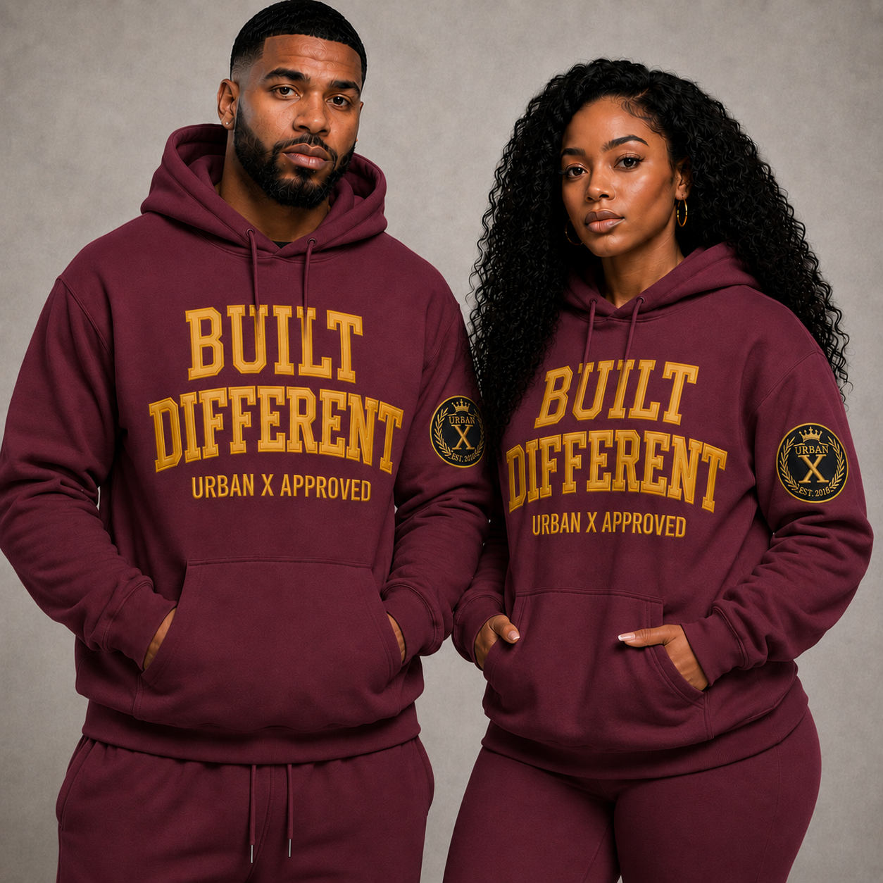 (Hoodie) Built Different: Urban X Approved (PRE-ORDER DROP DATE Sept 22)