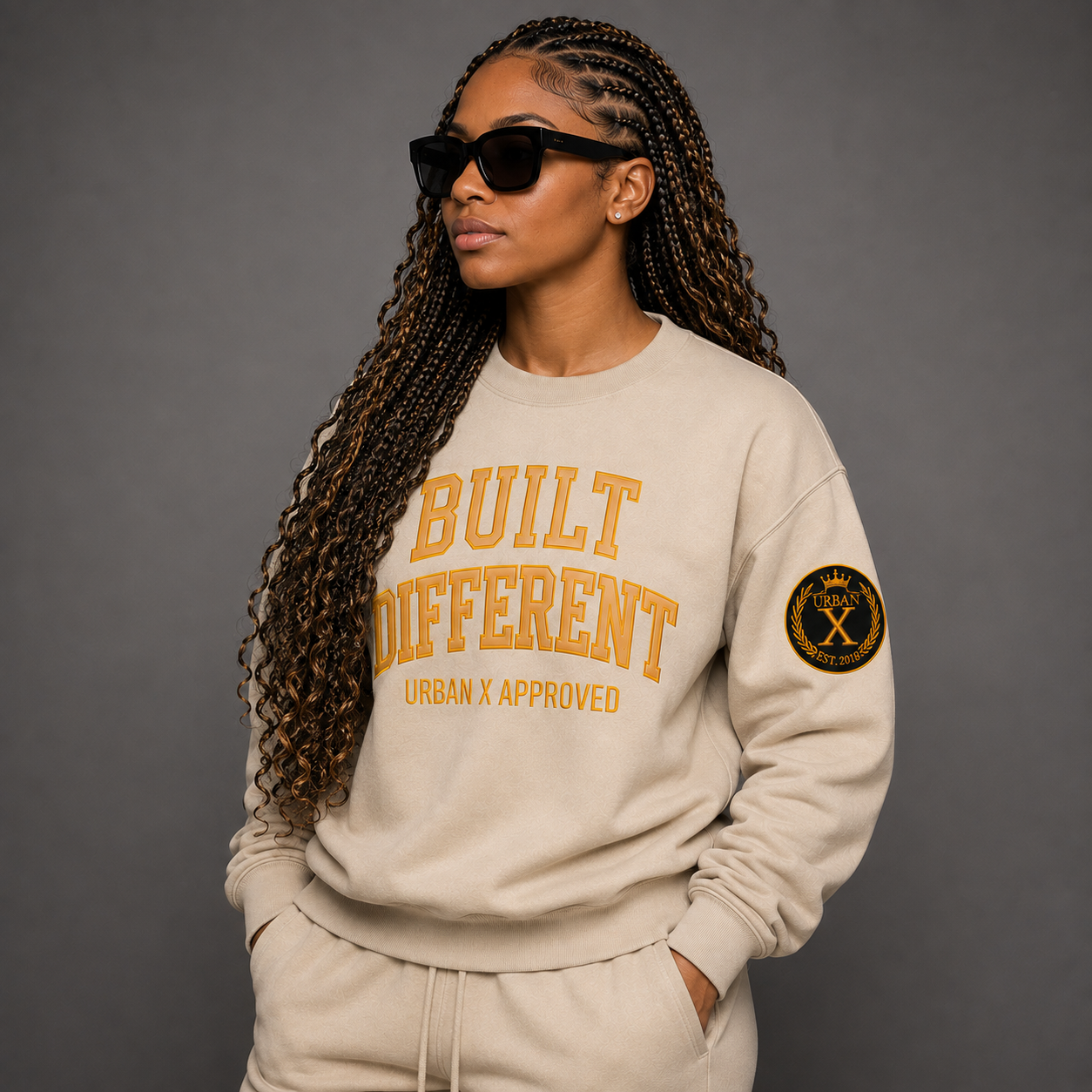(Sweatshirt) Built Different: Urban X Approved (Pre-Order Drop Date Sept 22)