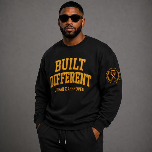 (Sweatshirt) Built Different: Urban X Approved (Pre-Order Drop Date Sept 22)