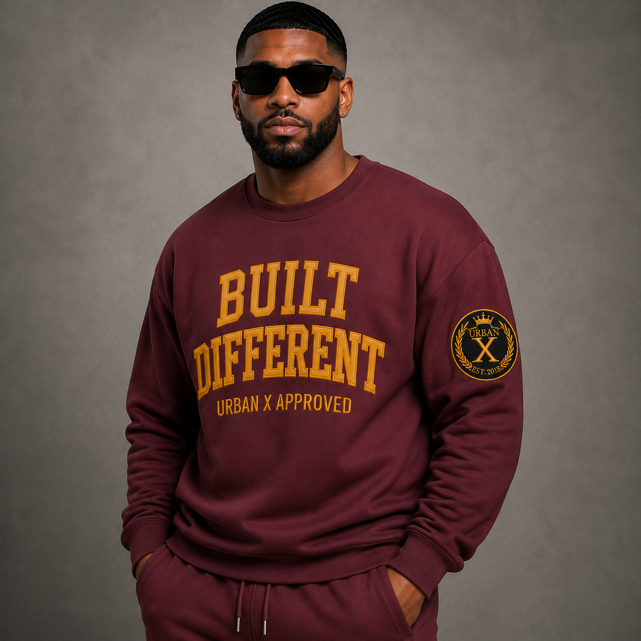 (Sweatshirt) Built Different: Urban X Approved (Pre-Order Drop Date Sept 22)