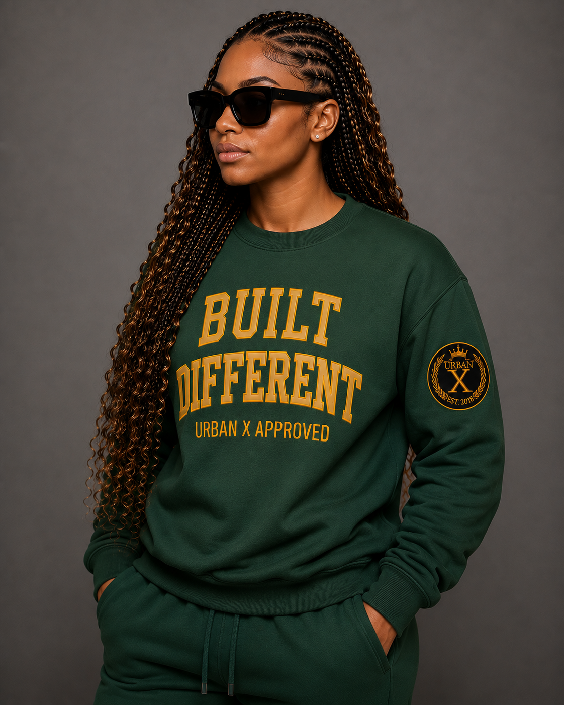 (Sweatshirt) Built Different: Urban X Approved (Pre-Order Drop Date Sept 22)