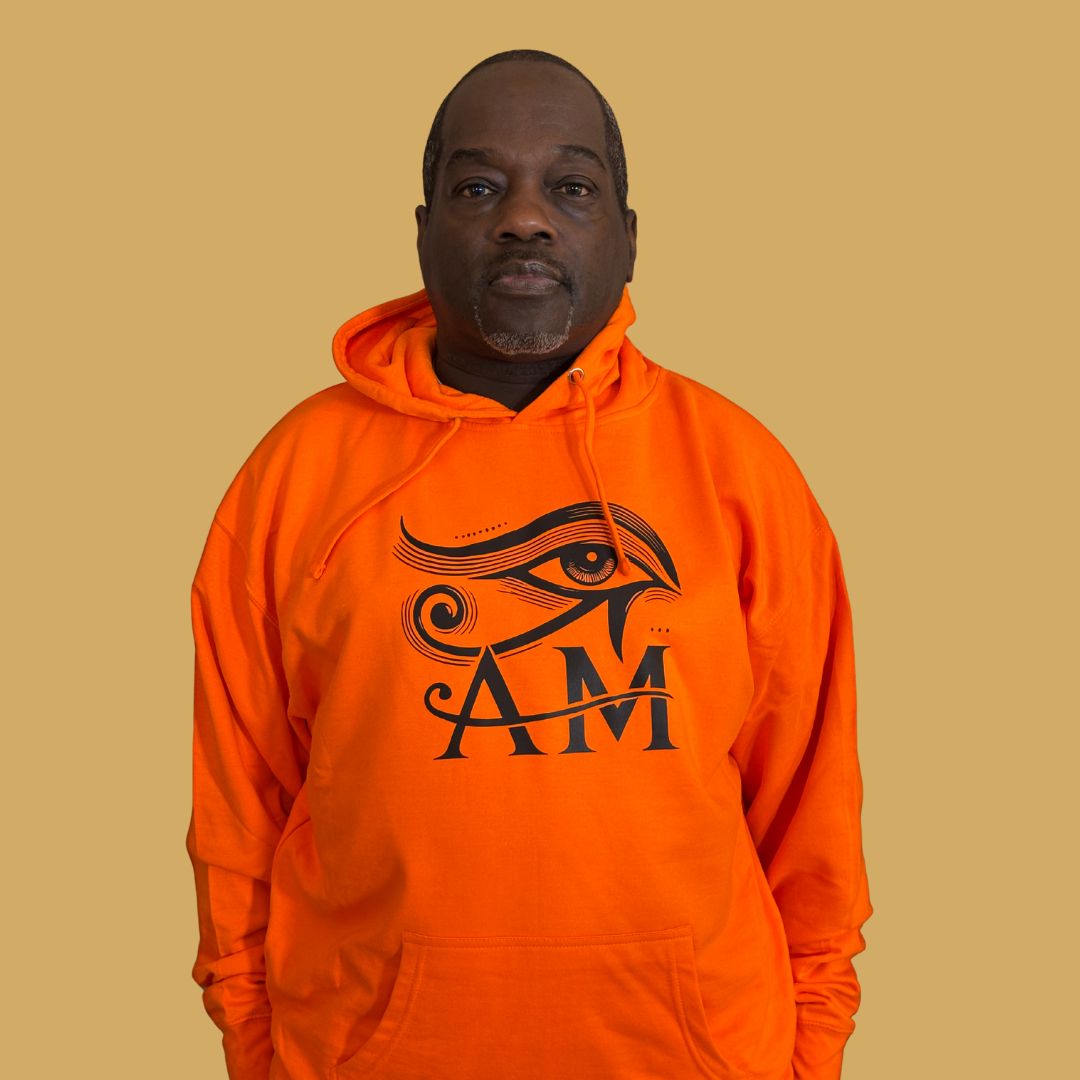 (Hoodie) EYE Am Black Bold