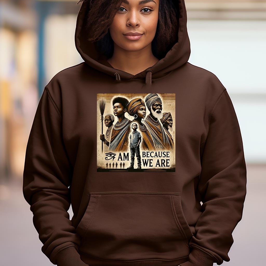 (Hoodie) Eye Am Because We Are (Boy & Ancestors)