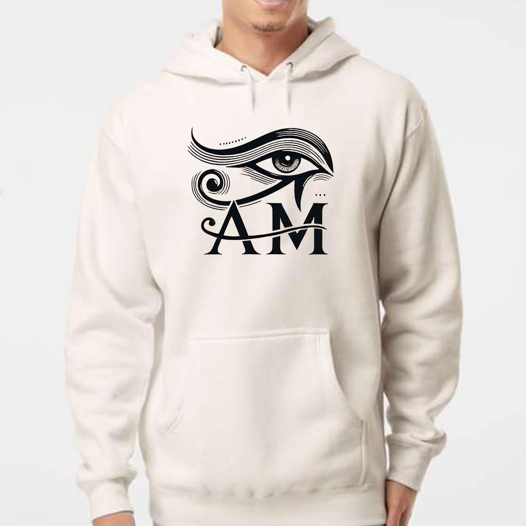 (Hoodie) EYE Am Black Bold