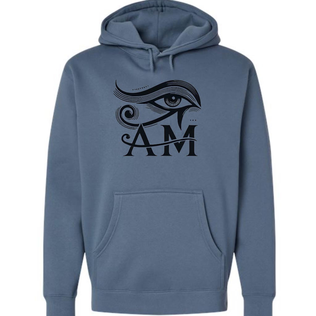 (Hoodie) EYE Am Black Bold