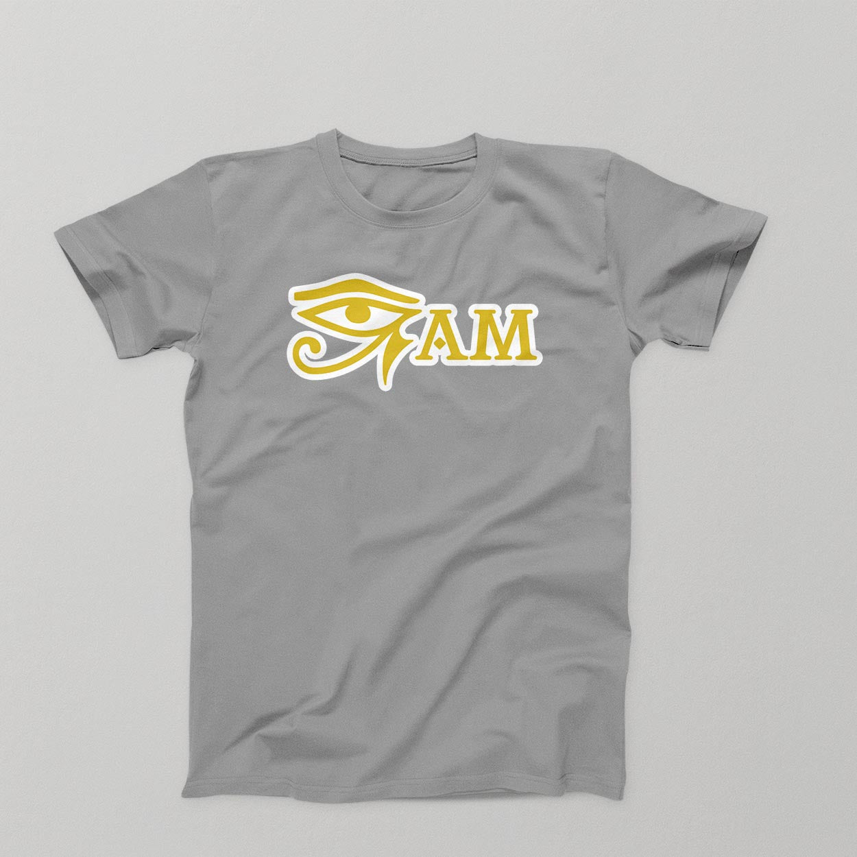 T-shirt: Eye Am Gold Patch