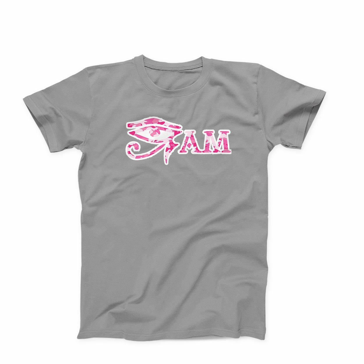 T-shirt: Eye Am Pink Camouflage Patch