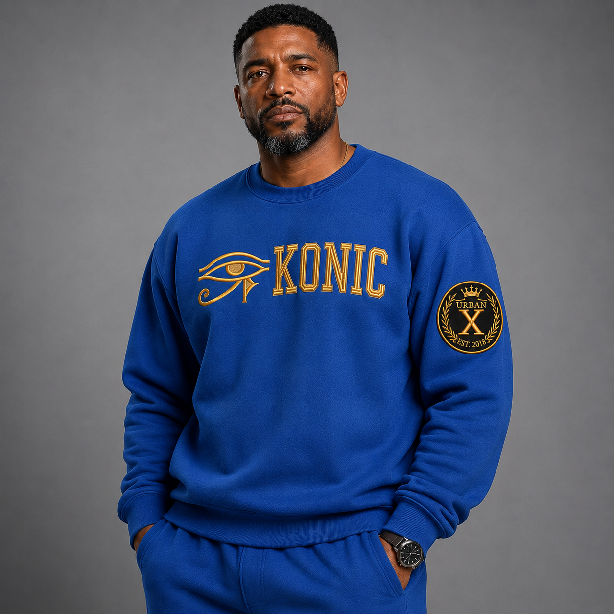 (Sweatshirt) Eye Konic Gold (Pre-Order Drop Date Sept 22)