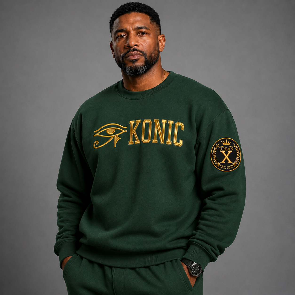 (Sweatshirt) Eye Konic Gold (Pre-Order Drop Date Sept 22)