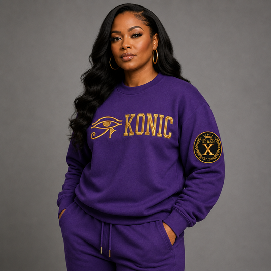 (Sweatshirt) Eye Konic Gold (Pre-Order Drop Date Sept 22)