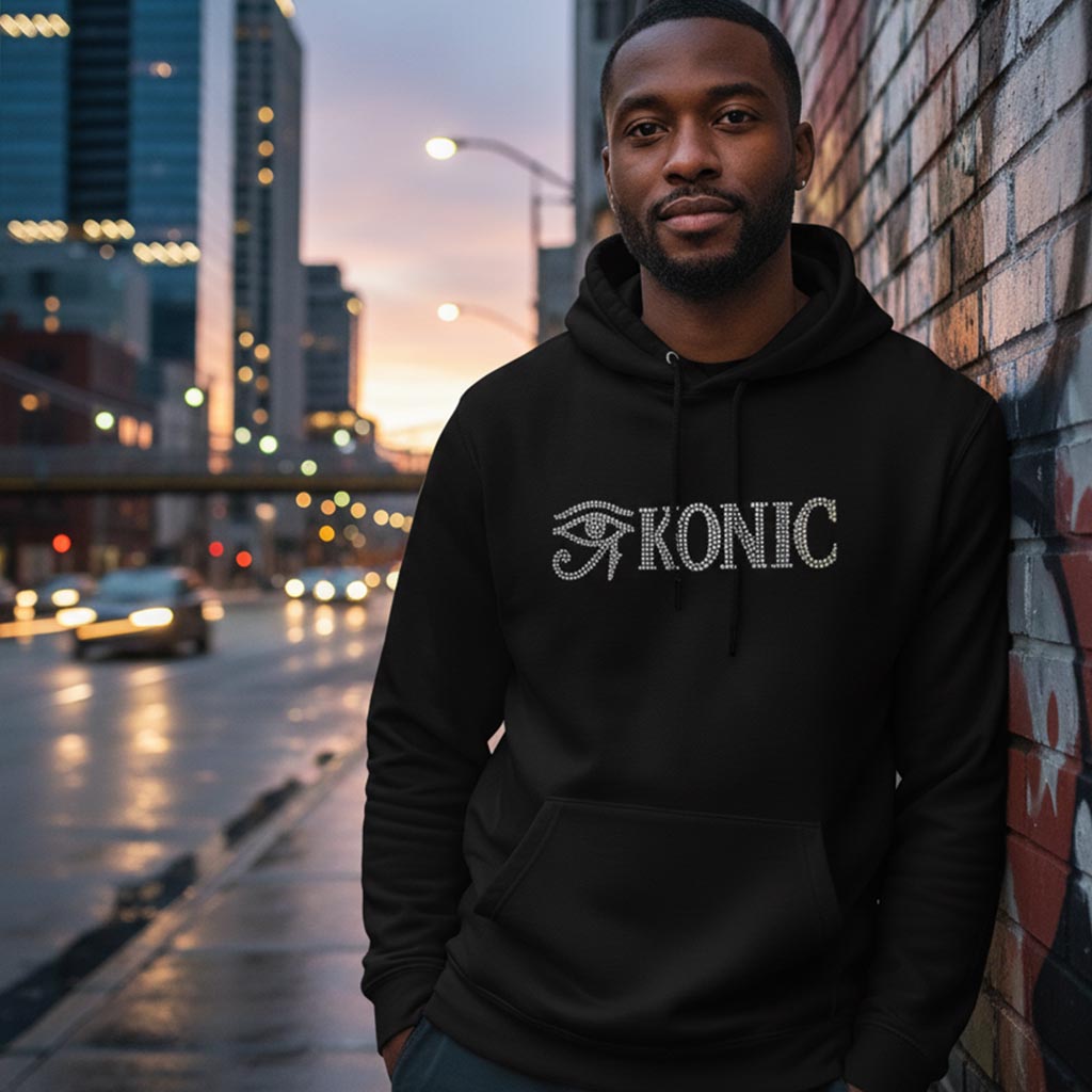 (Hoodie) Eye Konic (Rhinestones)