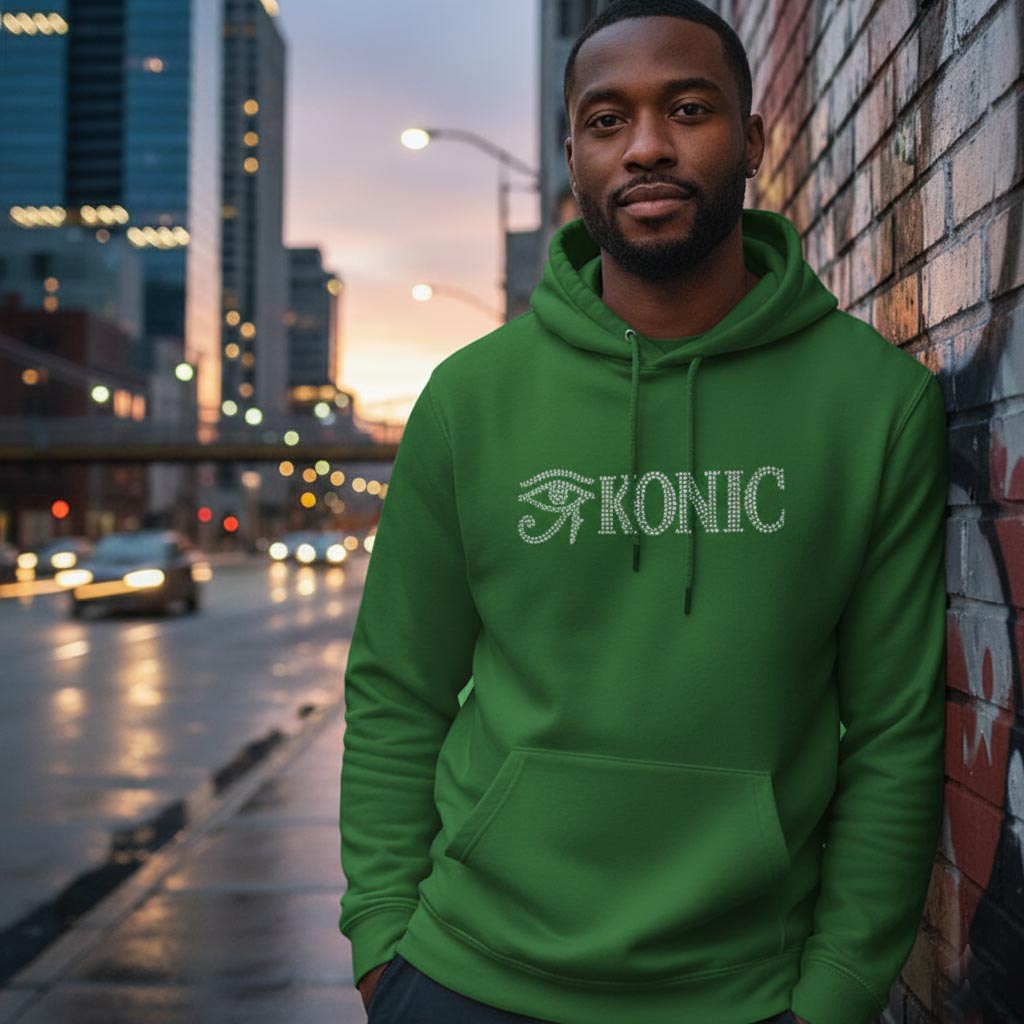 (Hoodie) Eye Konic (Rhinestones)