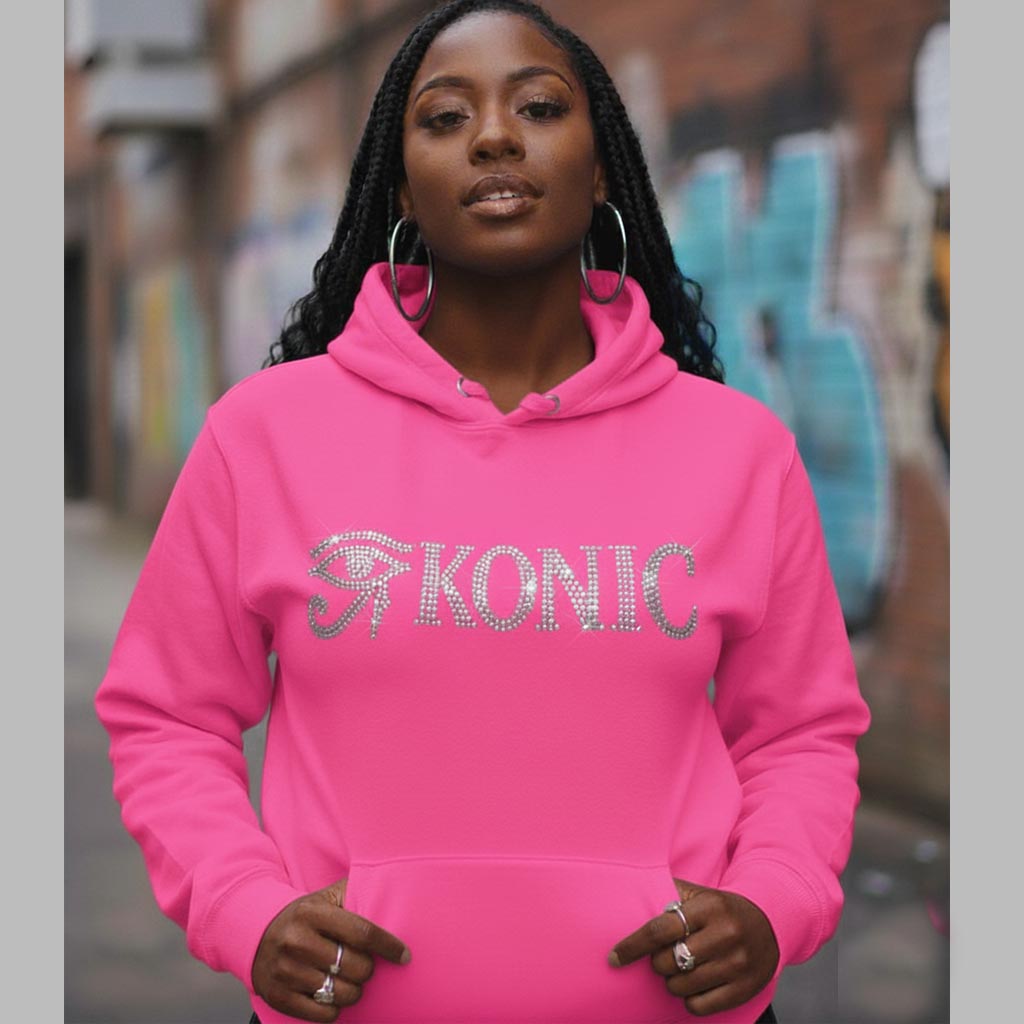 (Hoodie) Eye Konic (Rhinestones)
