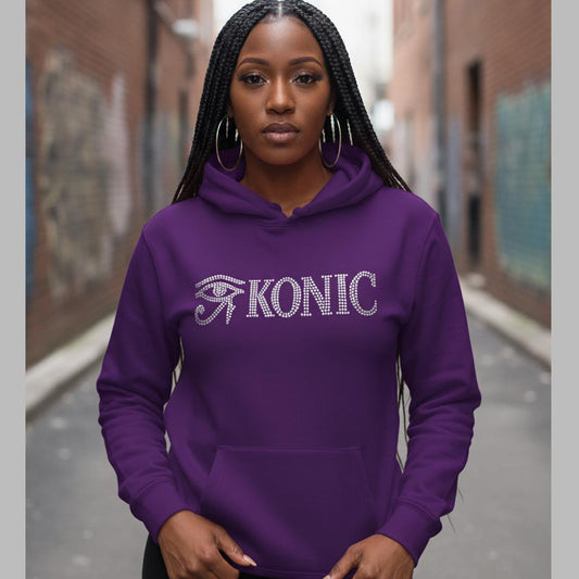 (Hoodie) Eye Konic (Rhinestones)