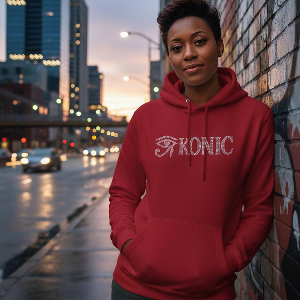 (Hoodie) Eye Konic (Rhinestones)