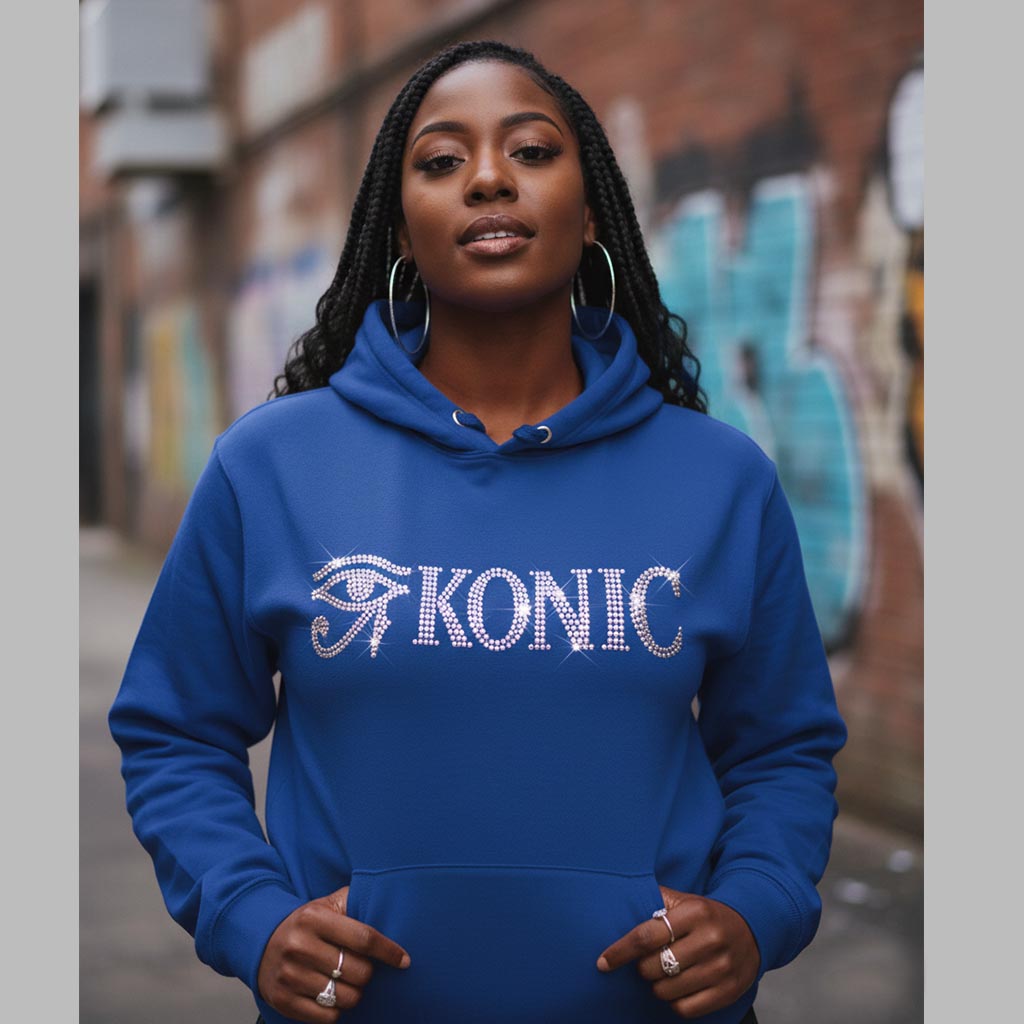 (Hoodie) Eye Konic (Rhinestones)