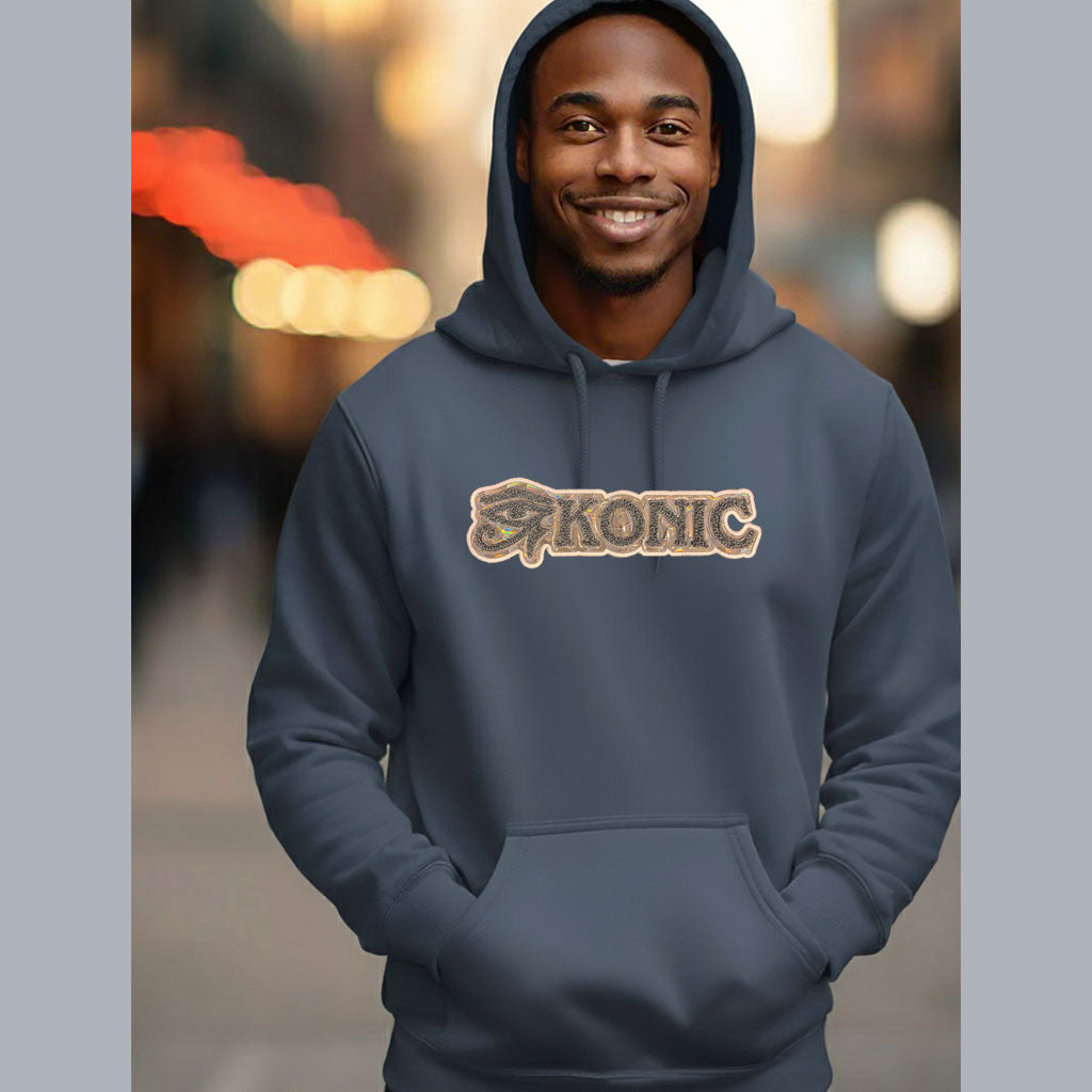 (Hoodie) NEW - Eye Konic (Silver Reflective)