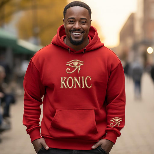 (Hoodie) NEW - Eye Over Konic (Gold Puff)