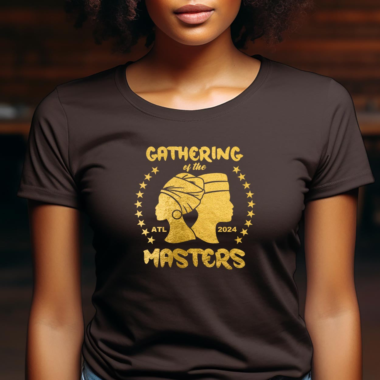 T-shirt: Gathering of the Masters (Gold Foil)