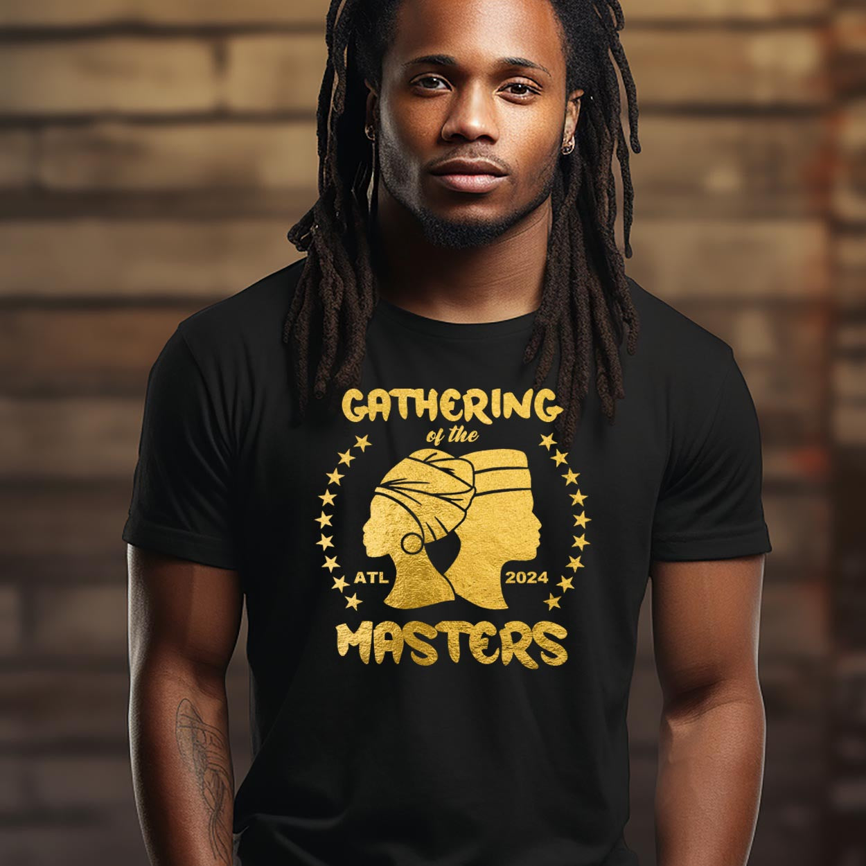 T-shirt: Gathering of the Masters (Gold Foil)