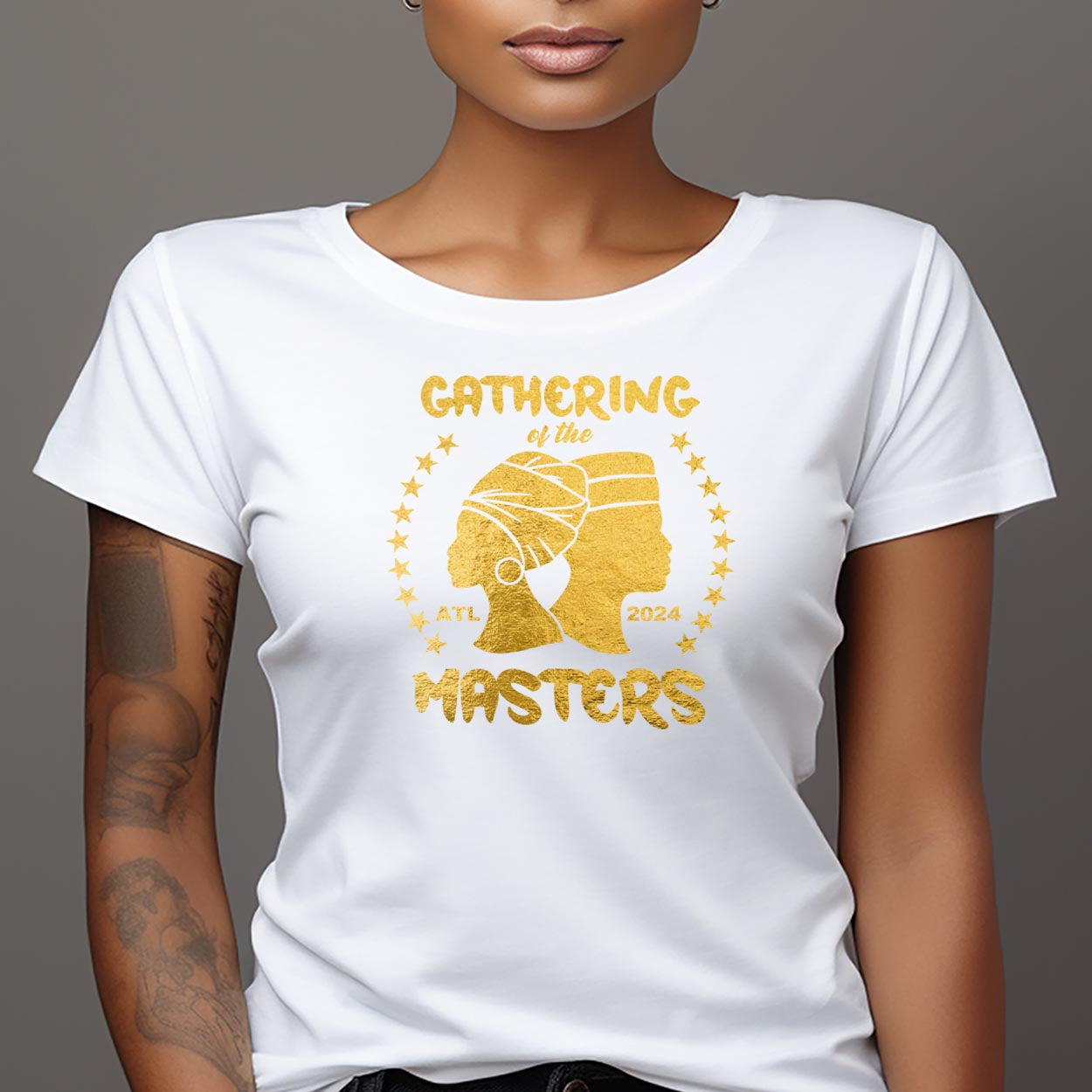 T-shirt: Gathering of the Masters (Gold Foil)