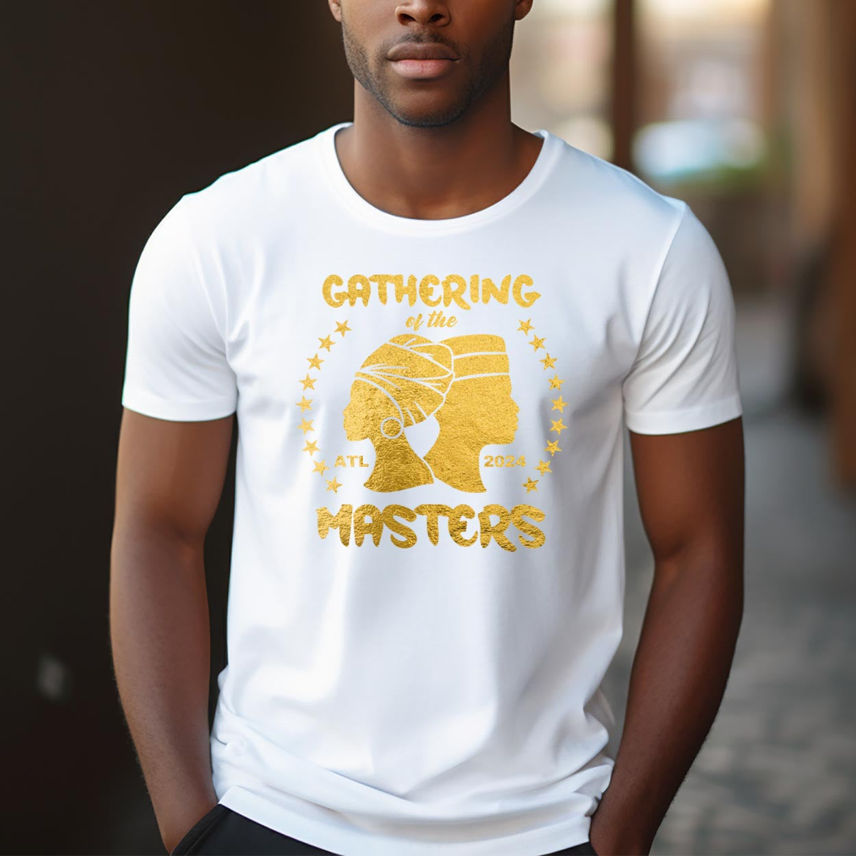 T-shirt: Gathering of the Masters (Gold Foil)