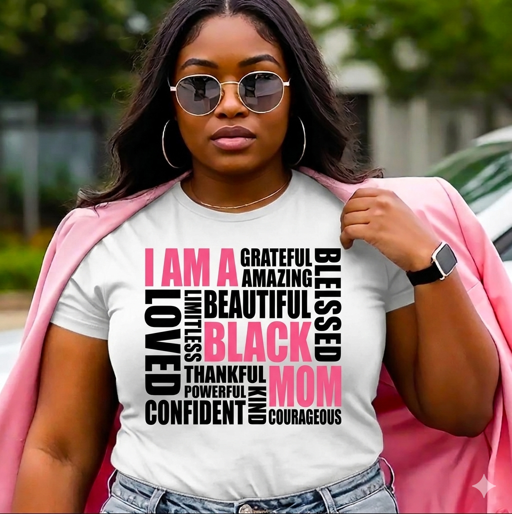 T-shirt:  I Am A Black Mom