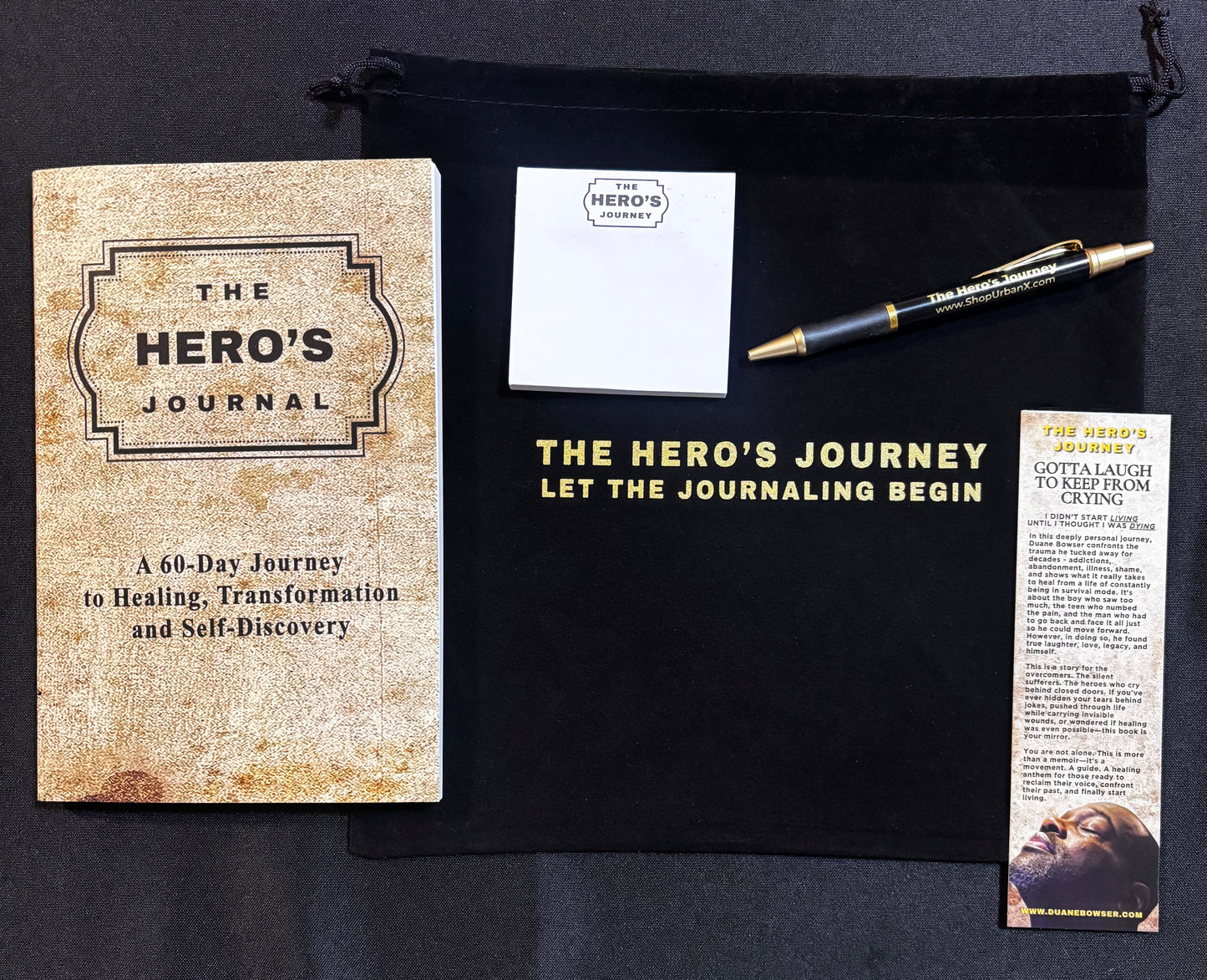 Paperback Bundle: The Hero's Journal: A 60-Day Journey to Healing, Transformation and Self-Discovery