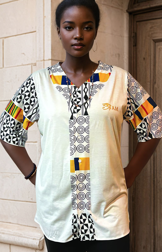 Jersey:  Eye Am Kente (White)