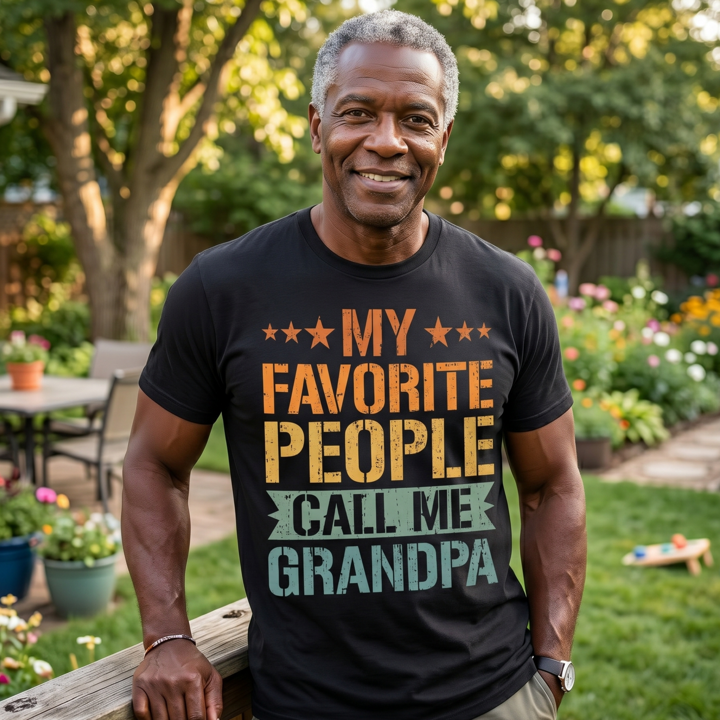 T-Shirt:  My Favorite People Call Me Grandpa