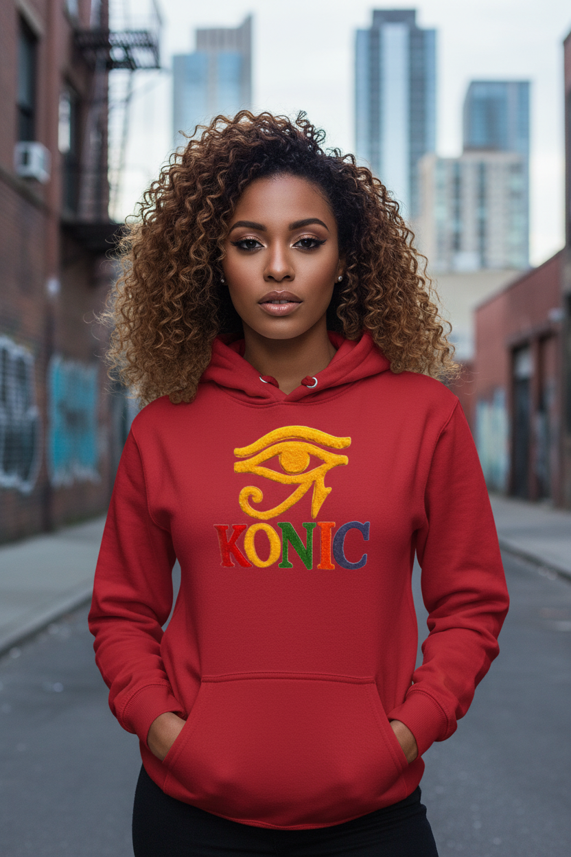 (Hoodie) NEW - Eye Over Konic in Colors