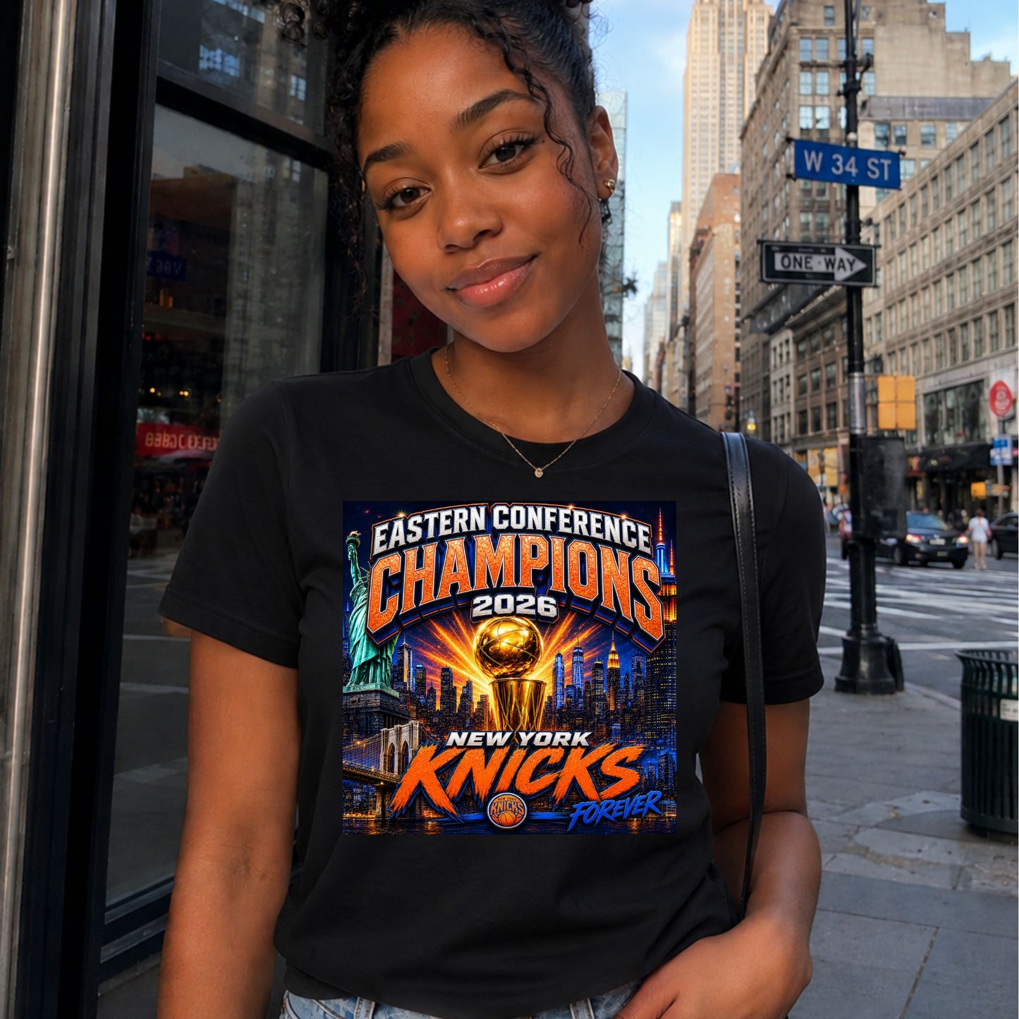 T-shirt: New York Knicks Finals Champs (Trophy)