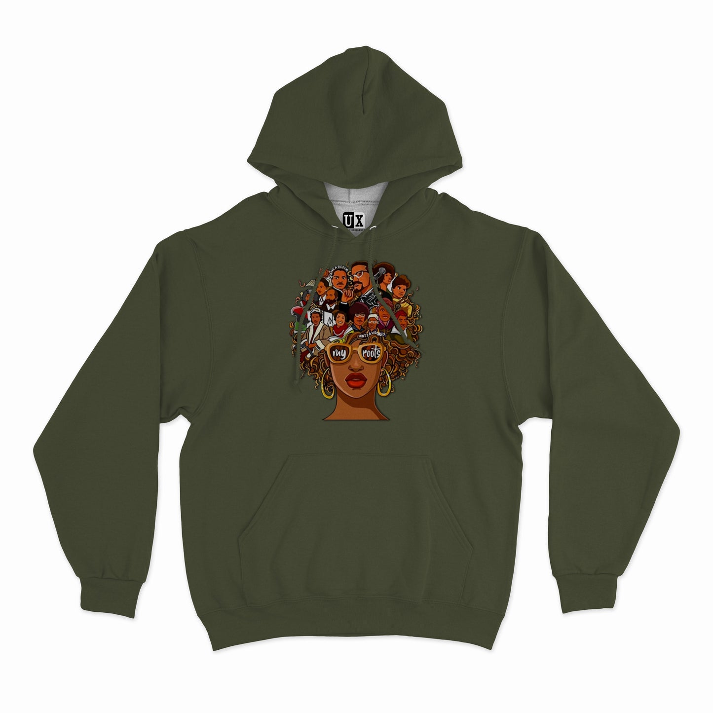 (Hoodie) My Roots Afro Lady