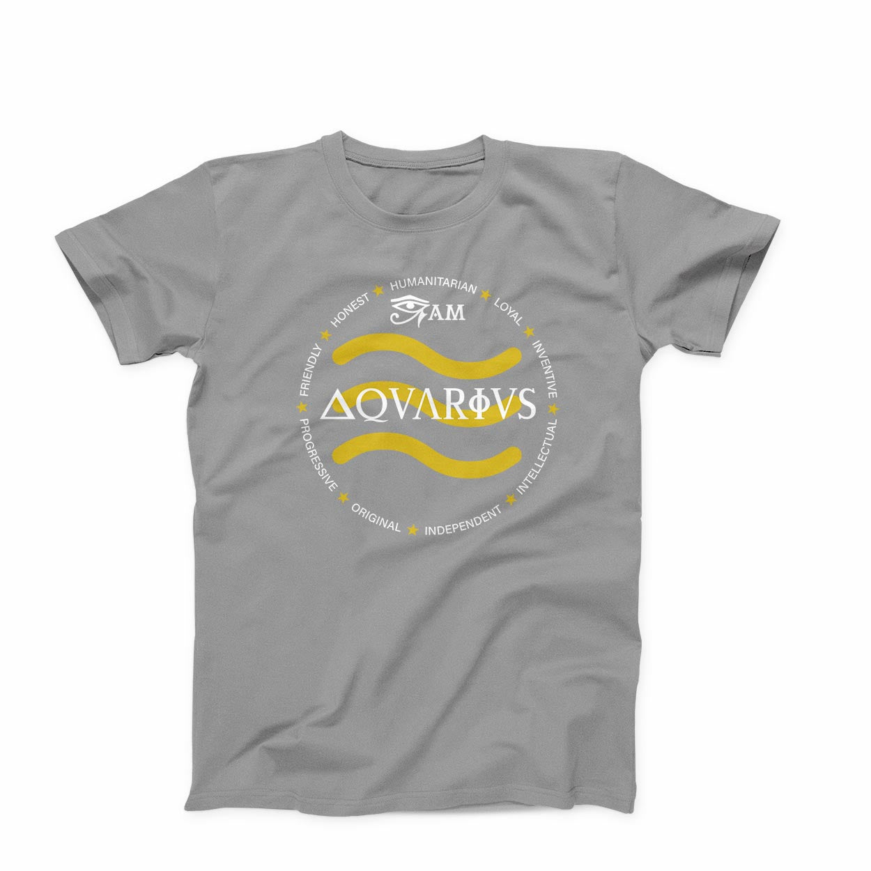 T-shirt:  Aquarius Eye Am Ancient (PUFF)