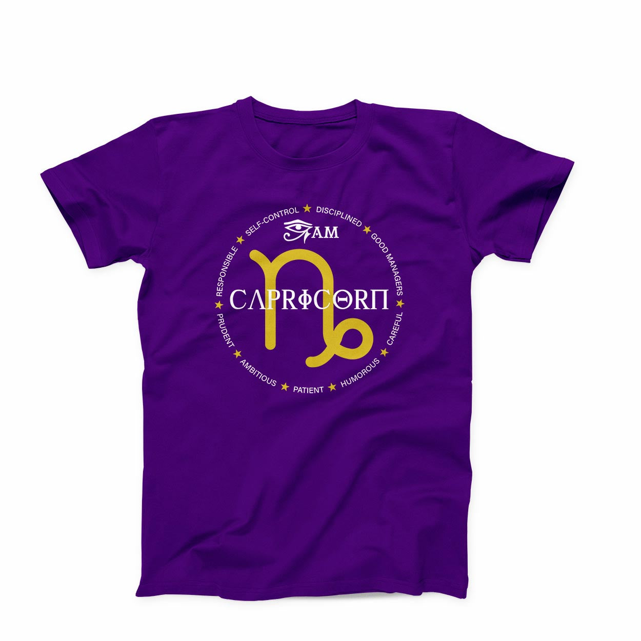 T-shirt:  Capricorn Eye Am Ancient (PUFF)