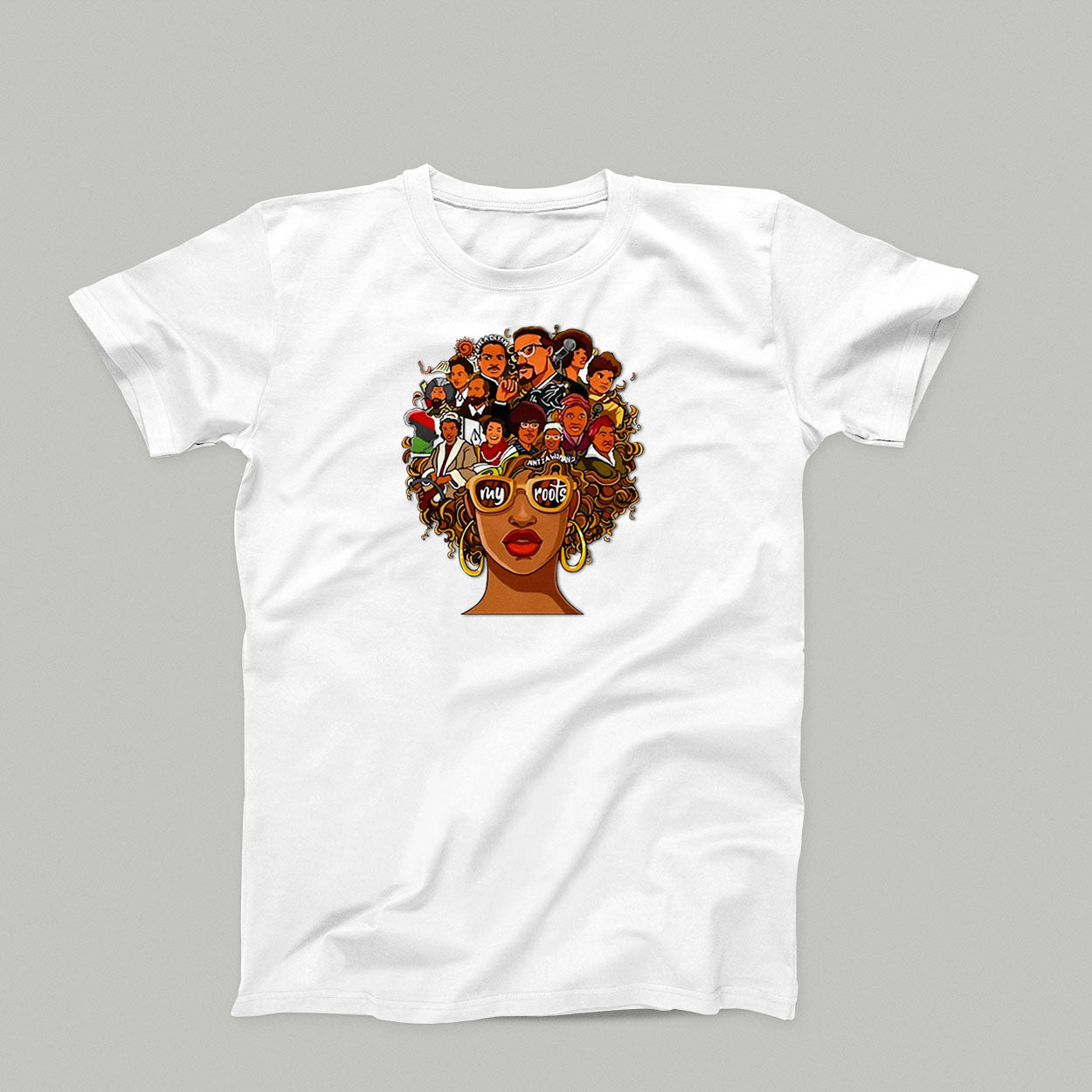 T-shirt: My Roots Afro Lady
