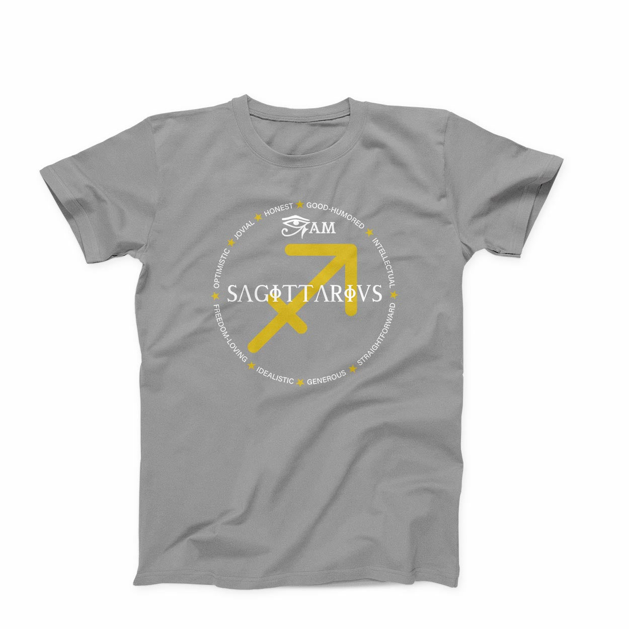 T-shirt:  Sagittarius Eye Am Ancient (PUFF)